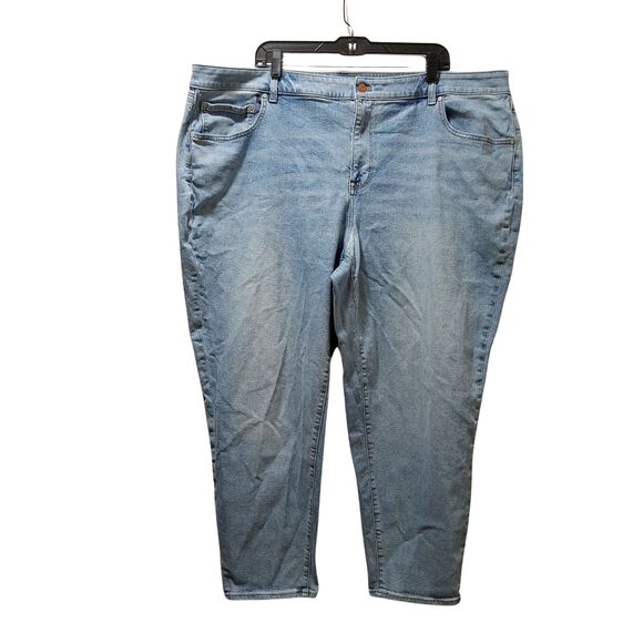 Talbots Denim - Talbots Jeans Women’s 24W Everyday Relaxed Jean Blue Straight Stretch 46x28